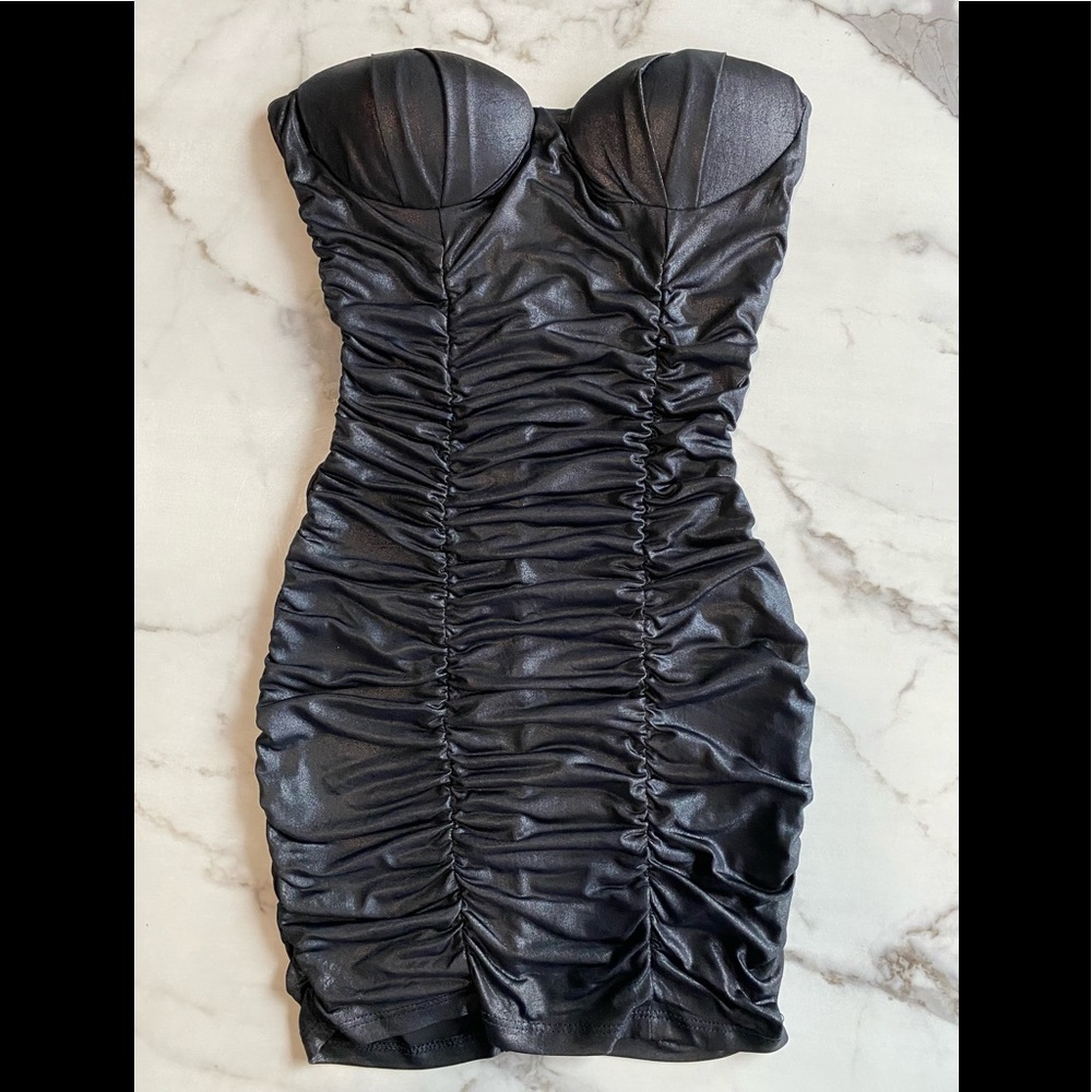 Symphony Women’s Junior Bustier Sexy Mini Dress Sz S